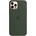 Apple iPhone Silicone Case with MagSafe - оригинален силиконов кейс за iPhone 12, iPhone 12 Pro с MagSafe (тъмнозелен)