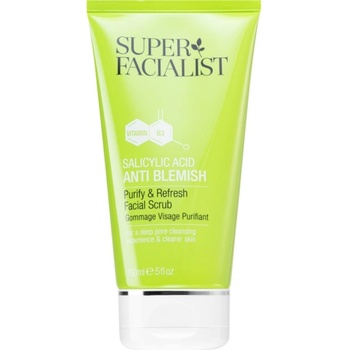 Super Facialist Salicylic Acid Anti Blemish нежно почистващ пилинг за мазна и проблемна кожа 150ml