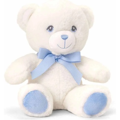 Keel Toys Плюшена играчка Keel Toys Keeleco - Мече с панделка, 20 cm, синьо (SE1425_blue)