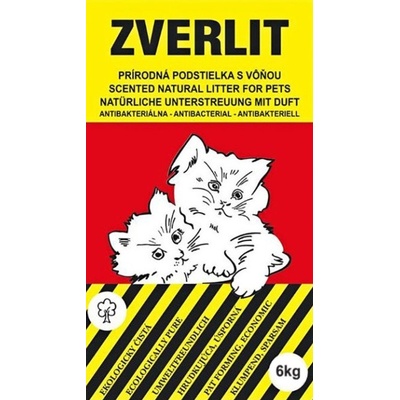 ZVERLIT Prírodná podstielka pre mačky s vôňou červený 6 kg