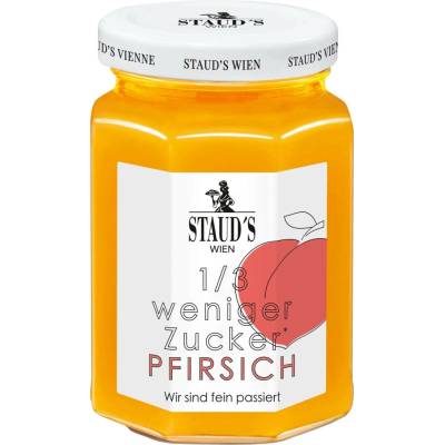 Staud‘s Marmeláda ze žlutých broskví se sníženým obsahem cukru 200 g