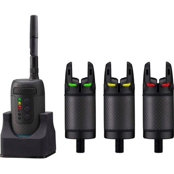 Prologic sada hlásičů K3 Bitte Alarm Set 3+1 Green Zellow Červená