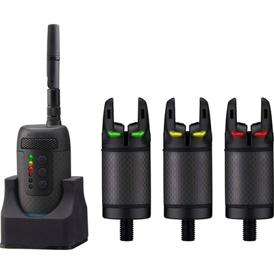 Prologic sada hlásičů K3 Bitte Alarm Set 3+1 Green Zellow Červená