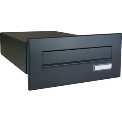 DOLS B-042 ČD-1 RAL7016 - poštová schránka na zamurovanie, s menovkou, antracit