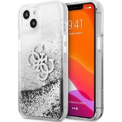 GUESS Калъф Guess GUHCP13SLG4GSI, за iPhone 13 mini 5.4", сребрист (GUE001749-0)