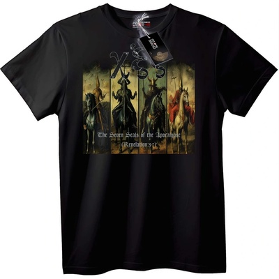 NOONEBRAND Тениска Четиримата Конници на Апокалипсиса - 2XL, Black