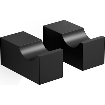 DECOR WALTHER Закачалки за кърпи Corner черен мат 2 бр (0561960)