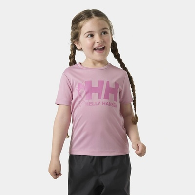 Helly Hansen K HH Tech Graphic T-shirt Pink lavender