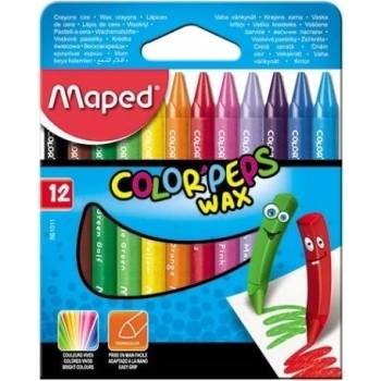 MAPED Voskovky "Color Peps Maxi" Wax 12 rôznych farieb