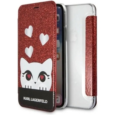 KARL LAGERFELD Калъф Karl Lagerfeld Valentine за iPhone X/XS - червен (3700740413654)