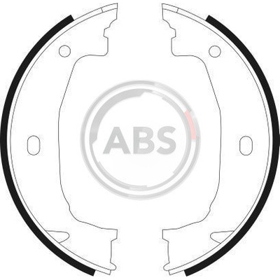 A.B.S. Sada brzd. čeľustí parkov. brzdy 9069