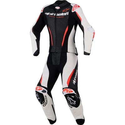 dvoudílná kombinéza Alpinestars STELLA GP-R7 černá/bílá/červená
