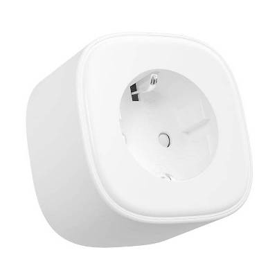 Meross Smart Wi-Fi Plug (HomeKit) - Wi-Fi контакт за безжично управление съвместим с Apple HomeKit (бял)