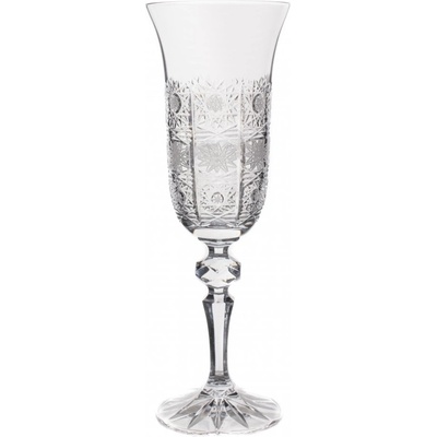 Royal Crystal Broušené sklenice na šampaňské 6 x 150 ml
