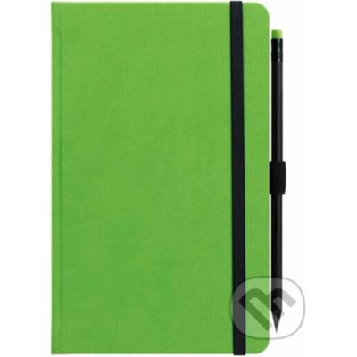 Spektrum grafik Notes s gumičkou a ceruzkou zelený linajkovaný