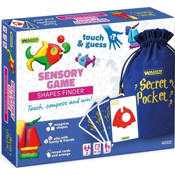 Wader Secret Pocket: Hľadanie tvarov - senzorická hra