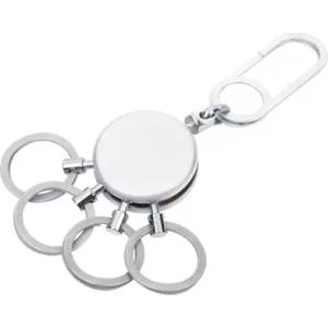TROIKA Ключодържател Troika- PATENT EASY, сребрист (KYR80/MC)
