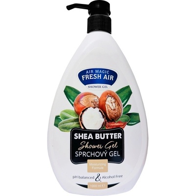 Fresh air sprchový gel Shea Butter 1L