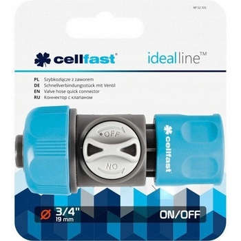 Rýchlospojka 3/4" s ventilom Cellfast Ideal