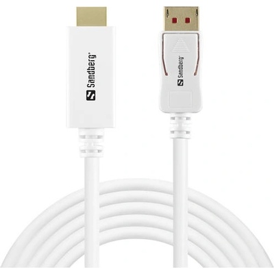Sandberg SNB-509-16 : : DisplayPort 1.4 към HDMI кабел, 4K@60Hz, 2.0 м (SNB-509-16)