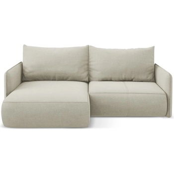 makamii Кремав разтегателен ъглов диван с място за съхранение (ляв ъгъл) Nanea - Makamii (NANEA_LCF_S_24_P1_C13)