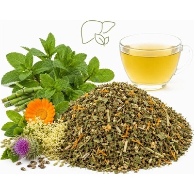 QuickTea Jaterní rovnováha s mátou bylinná směs 100 g