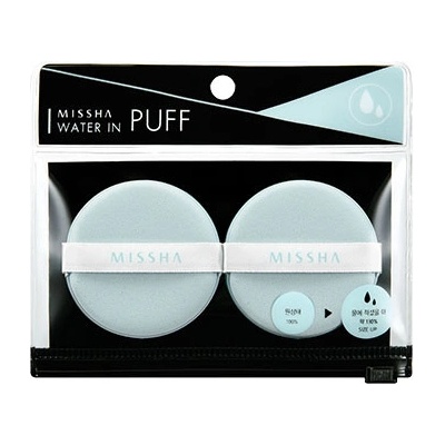 Missha Water In Puff kosmetický polštářek na aplikaci make-upu 2 ks