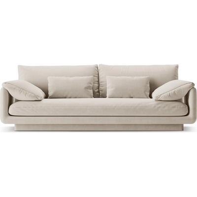 Micadoni Бял кадифен диван 220 cm Torino - Micadoni (MIC_3S_184_F1_TORINO1)