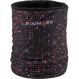 Finmark Multifunctional scarf with fleece черно, Микс, бяло uni (fsw-418)