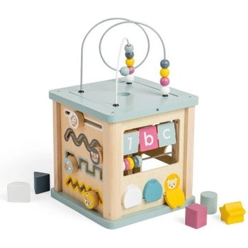 Bigjigs Toys Дървен куб с активности (32009)