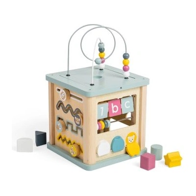 Bigjigs Toys Дървен куб с активности (32009)