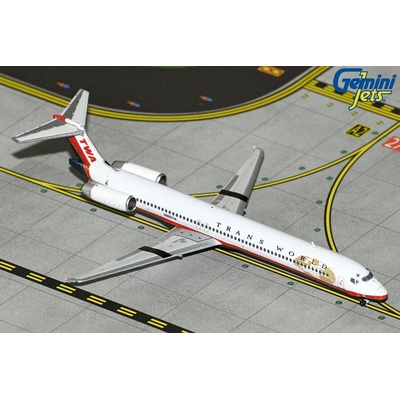 Gemini MD-82 Trans World Airlines 1995s Colors 1:400