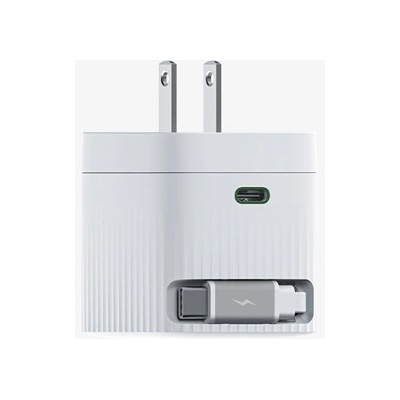 HIKSEMI Hikvision HIKSEMI Зарядно за телефон - 1 USB-C, USB-C кабел, 67 W, американски щепсел HS-HUB-GAN67(STD)/2C/67W/WHITE (HS-HUB-GAN67(STD)/2C/67W/WHITE)