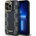 DKNY Кейс DKNY Leather Checkered Mono Pattern MagSafe за iPhone 14 Pro, черен (3666339259815)
