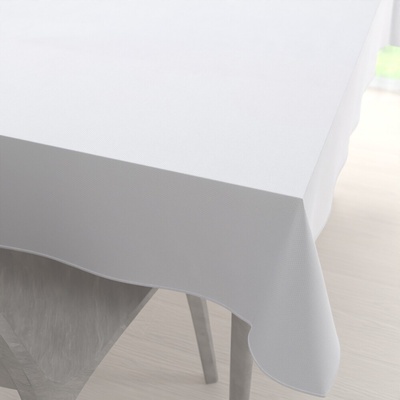 Biante Teflónový obdĺžnikový obrus TF-068 Biely bez vzoru 50x100 cm