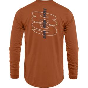 Horsefeathers Bike тениска Fury LS - rust Horsefeathers | Oranzhev | МЪЖЕ | L