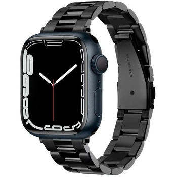 Spigen Метална каишка Spigen Modern Fit за Apple Watch Series 4, 5, 6, 7, 8, SE, (38, 40, 41mm), черна (AMP04803) (AMP04803)