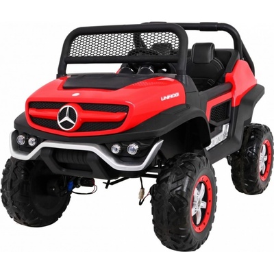Mamido Elektrické autíčko Buggy Mercedes Benz Unimog 4x4 červená