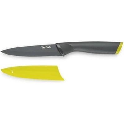 Tefal Кухненски нож Tefal K1220704, за плодове и зеленчуци, 12 см, неръждаема стомана, титаниево покритие, сив (K1220704)