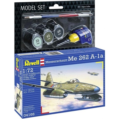 REVELL ModelSet letadlo 64166 Messerschmitt Me 262 A1a 1:72
