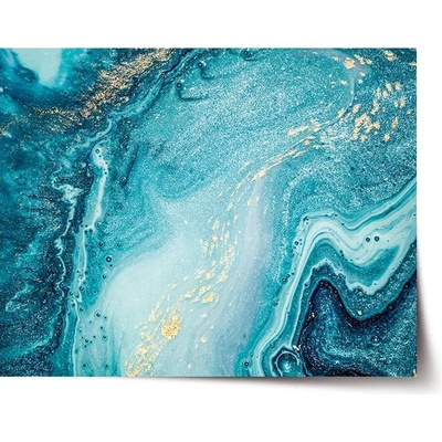 Sablio Plagát Modrý pigment - 90x60 cm