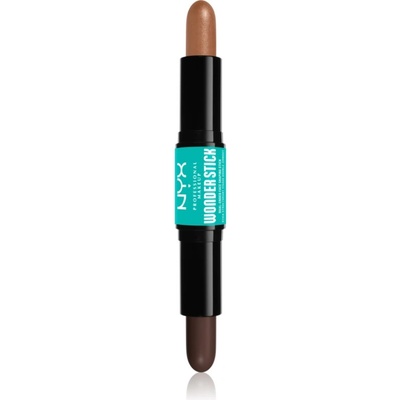 NYX Professional Makeup Wonder Stick Dual Face Lift двустранна контурираща писалка цвят 07 Deep 2x4 гр
