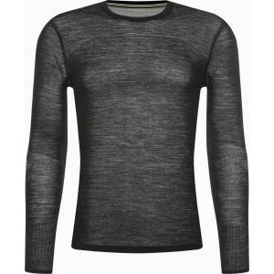 Smartwool Мъжка термоактивна блуза Smartwool Intraknit Merino 200 Crew black/white