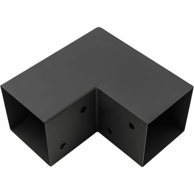 Domax Trámová spojka L 100, Čierna 102x206x204x2,0
