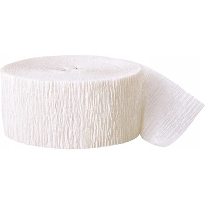 Krepový papier Unique biely
