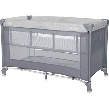 Image 1 of Lorelli Бебешка кошара на 2 нива Lorelli - Torino, Grey striped elements (10080462213)