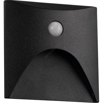 Kanlux 39142 - LED осветително тяло за стъпала със сензор EXIN 2, 5W/230V 4000K IP65 черна hr (KX2633)