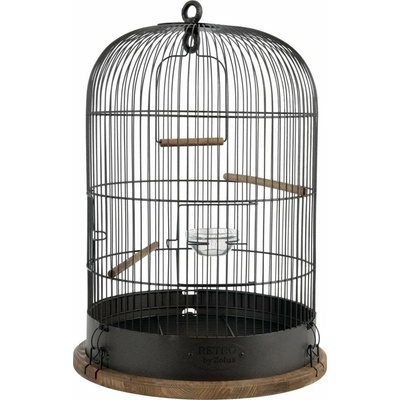 Zolux Retro Cage Lisette pr. 35 pre vtáky čierna