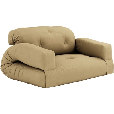 Karup Design rozkladacia pohovka 140 cm Hippo žltá