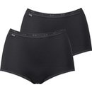 Triumph kalhotky Sloggi Basic+ Maxi 2P černá bílá 0004